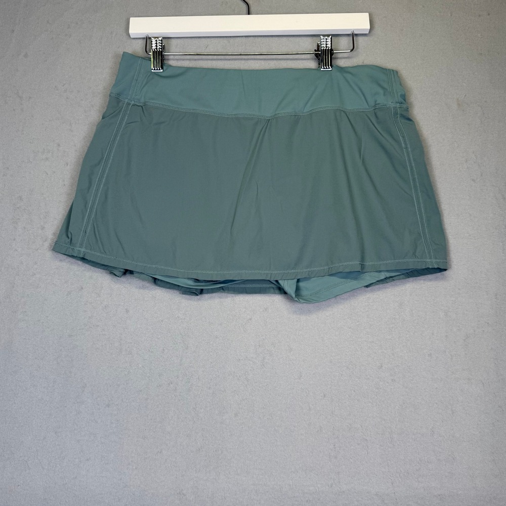 Pleated Back Athletic Tennis Golf Skort L Blockette Tenniscore Micro-Pleat